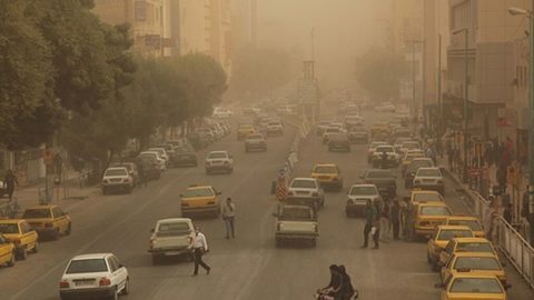 هوای بندرعباس ناسالم